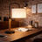 Arcus Paniz Table Lamp | Metal Swirl & Cylinder Shade