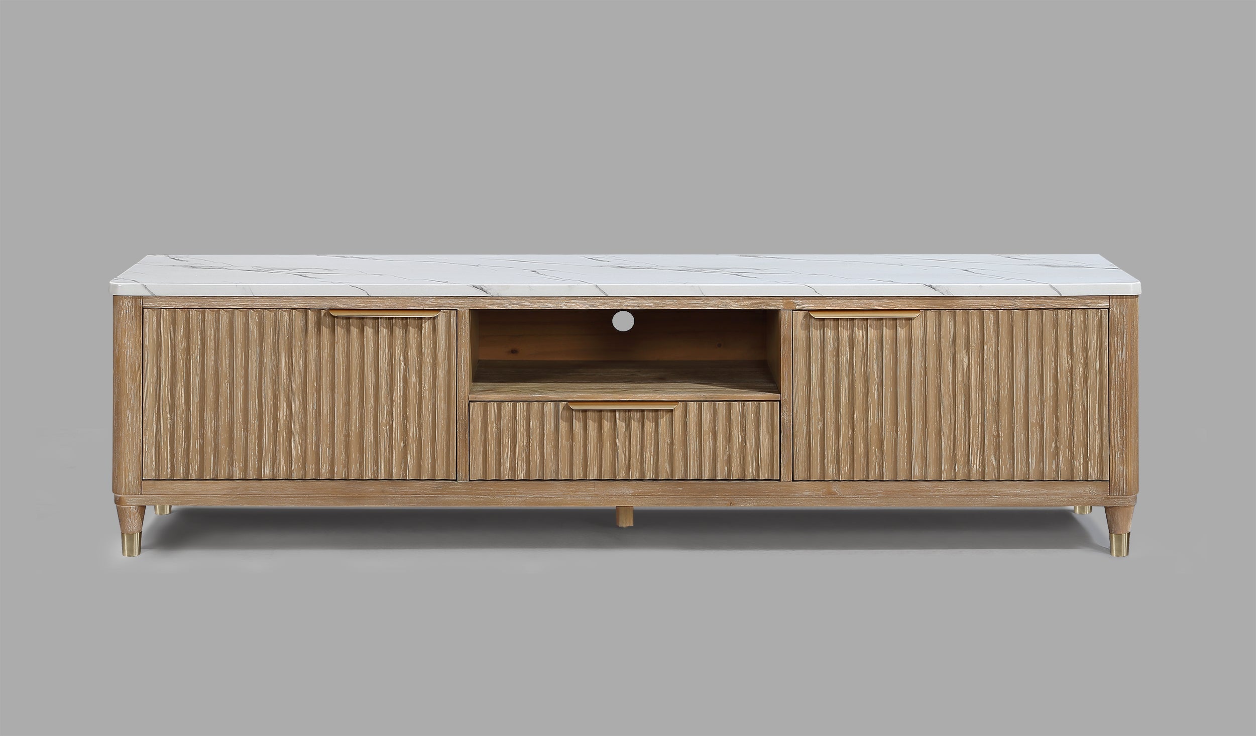 Kara Tv Stand-Cerused Natural