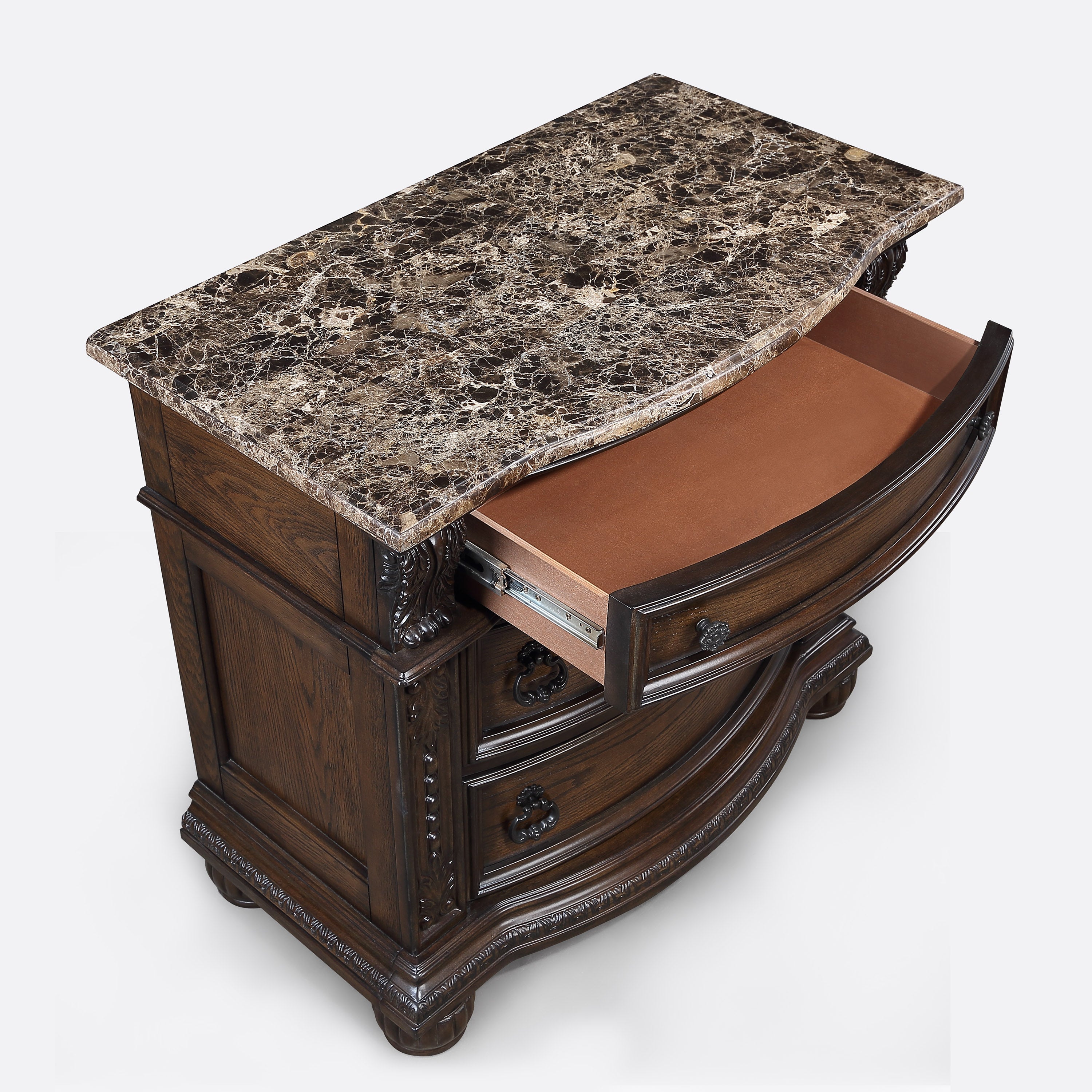 Stanley Night Stand -Coffee Brown
