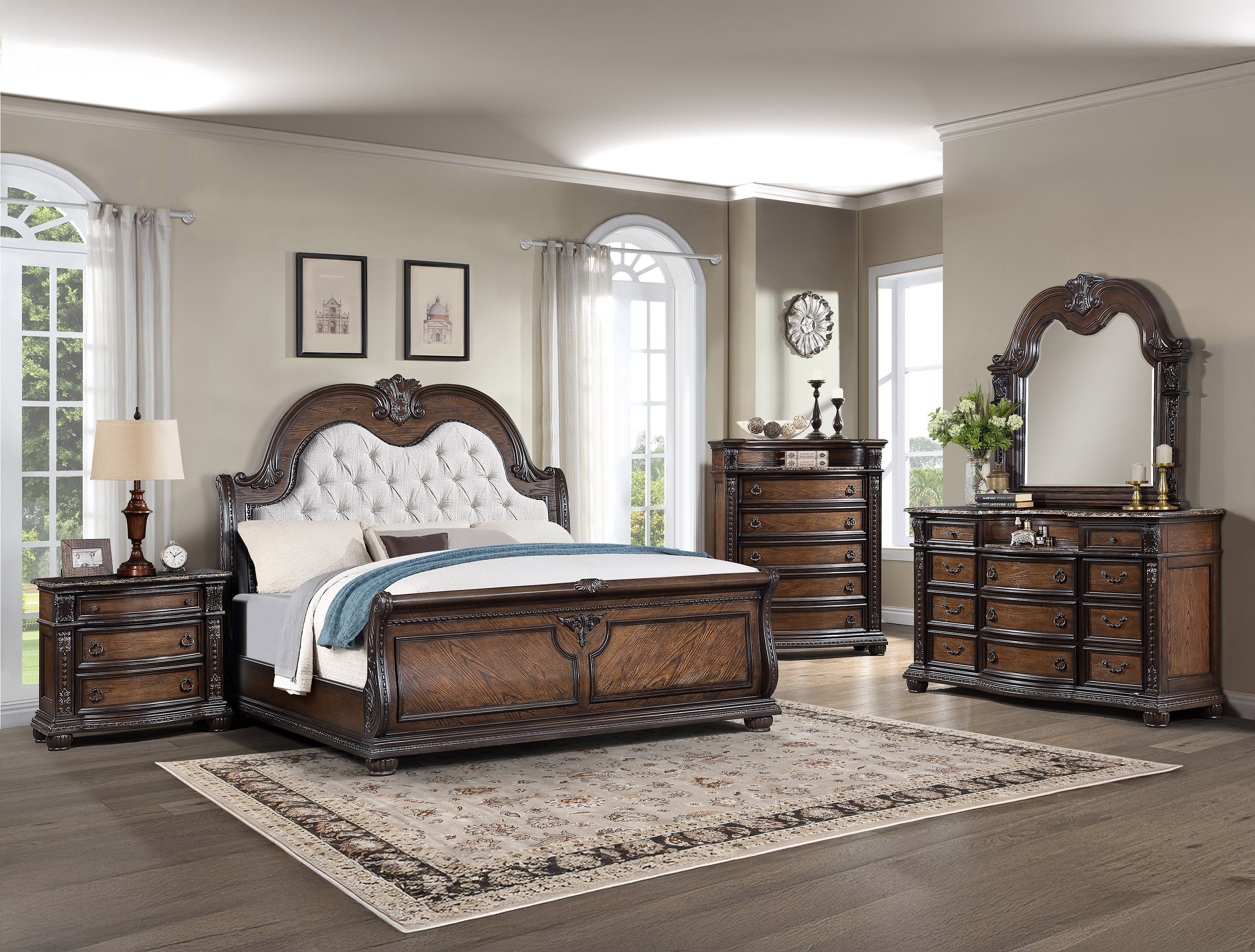 Stanley Night Stand -Coffee Brown