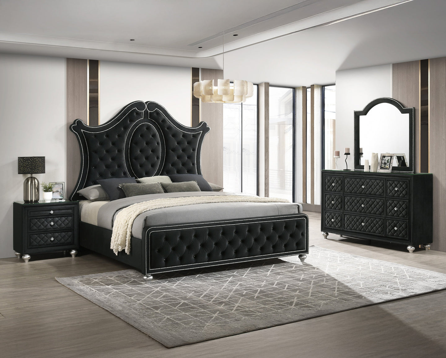 Cameo Bed Black