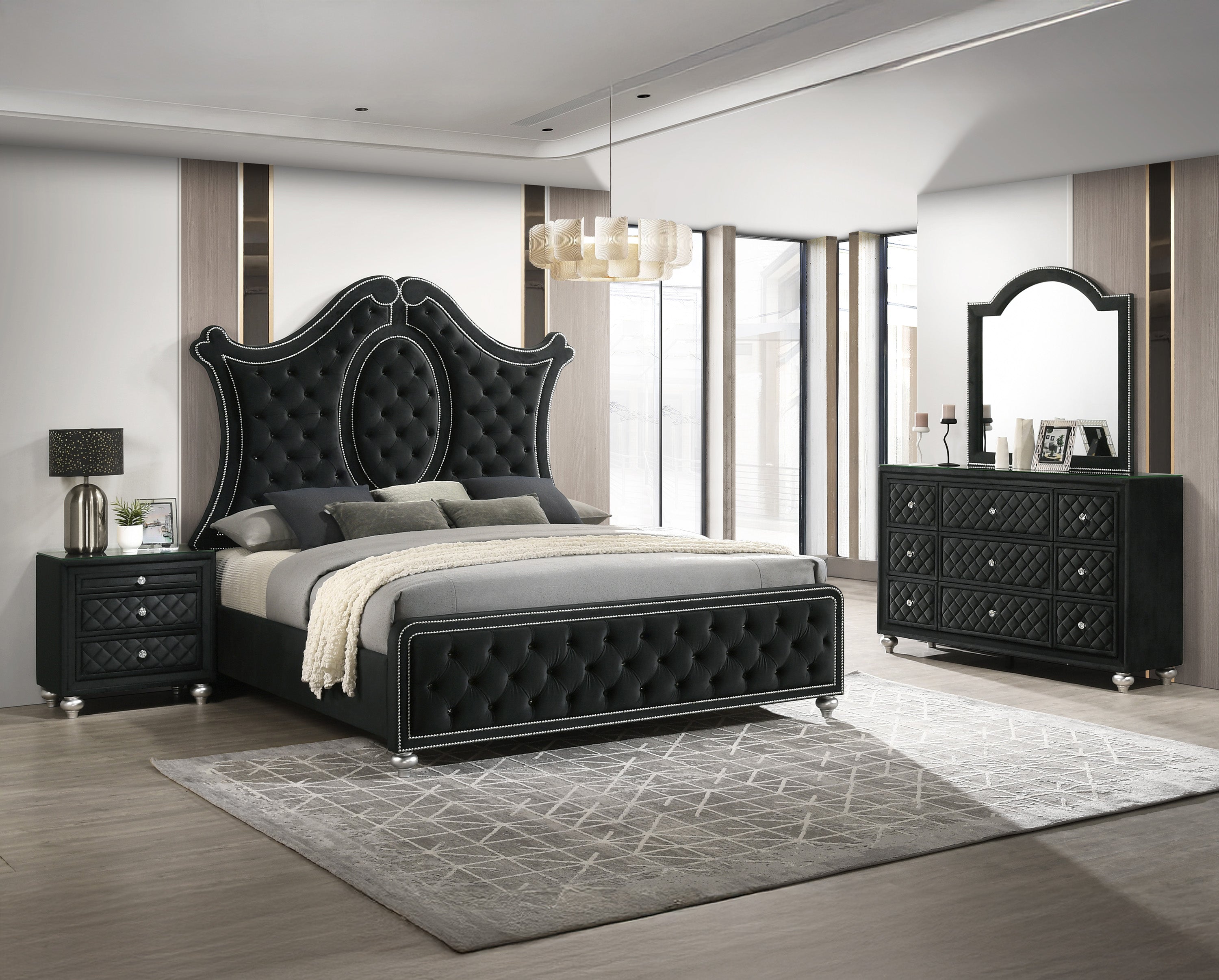 Cameo Bed Black