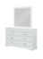 Louis Philip Dresser Mirror White