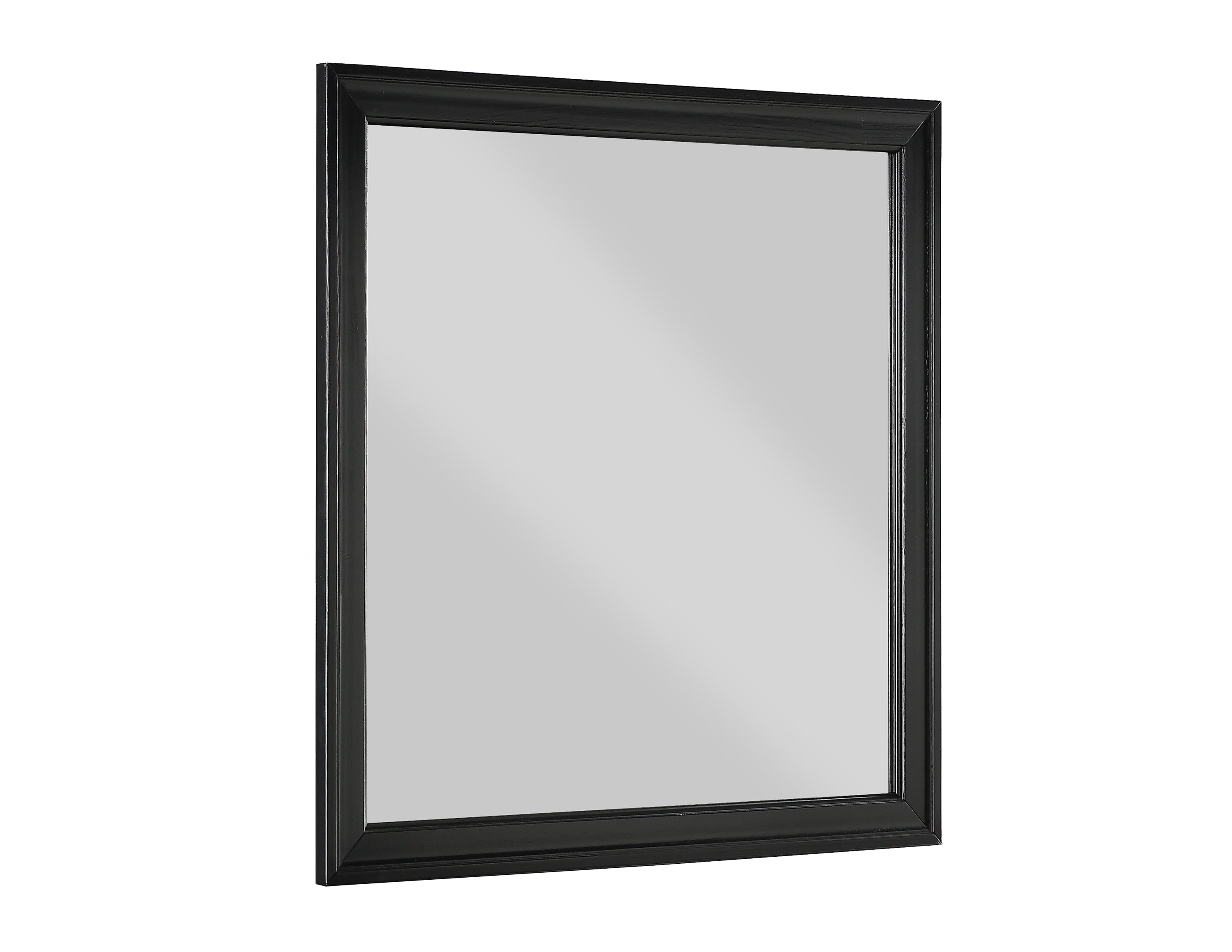 Louis Philip Dresser Mirror Black