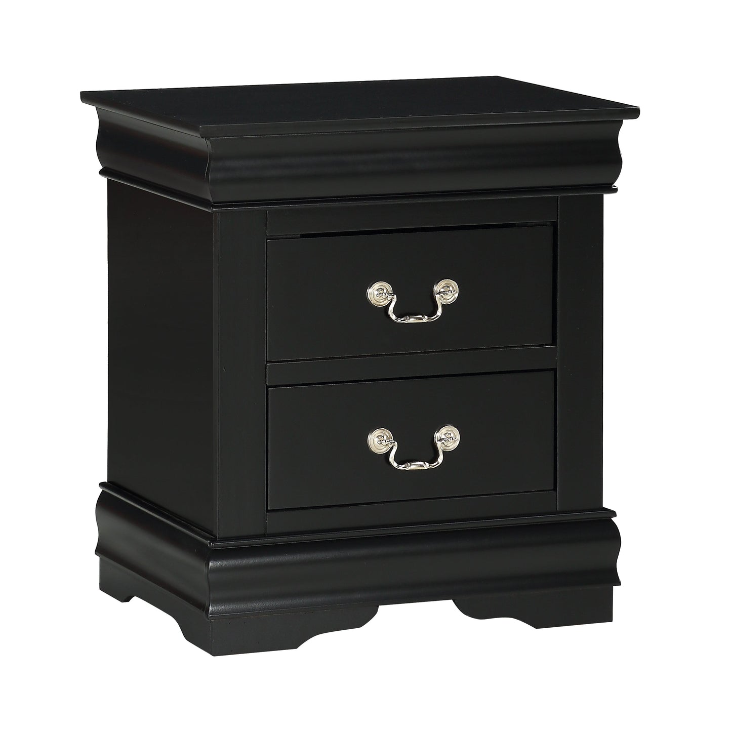 Louis Philip Night Stand Black
