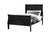 Louis Philip Bed Black