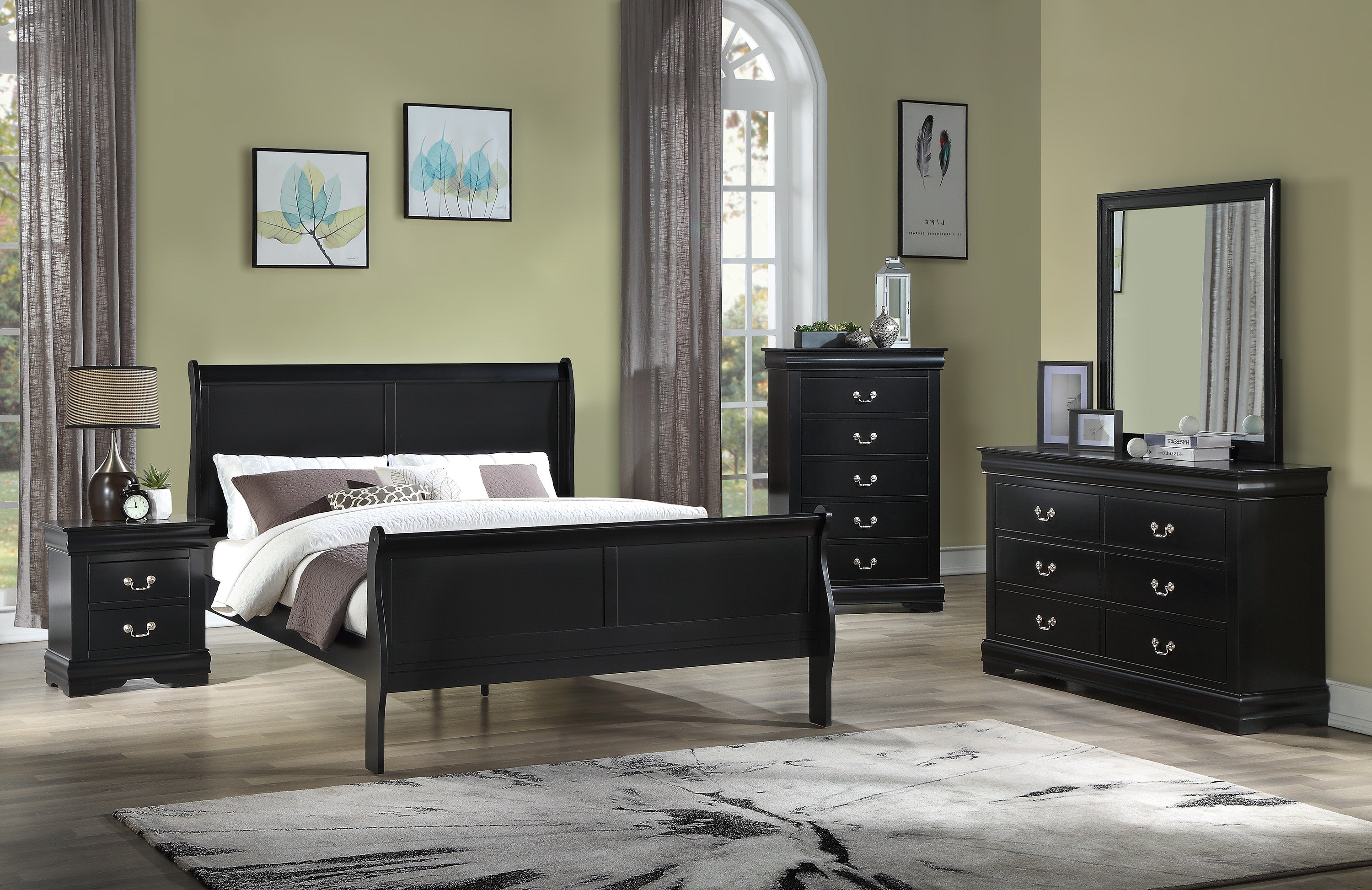Louis Philip Dresser Black