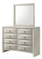 Emily Dresser Mirror White