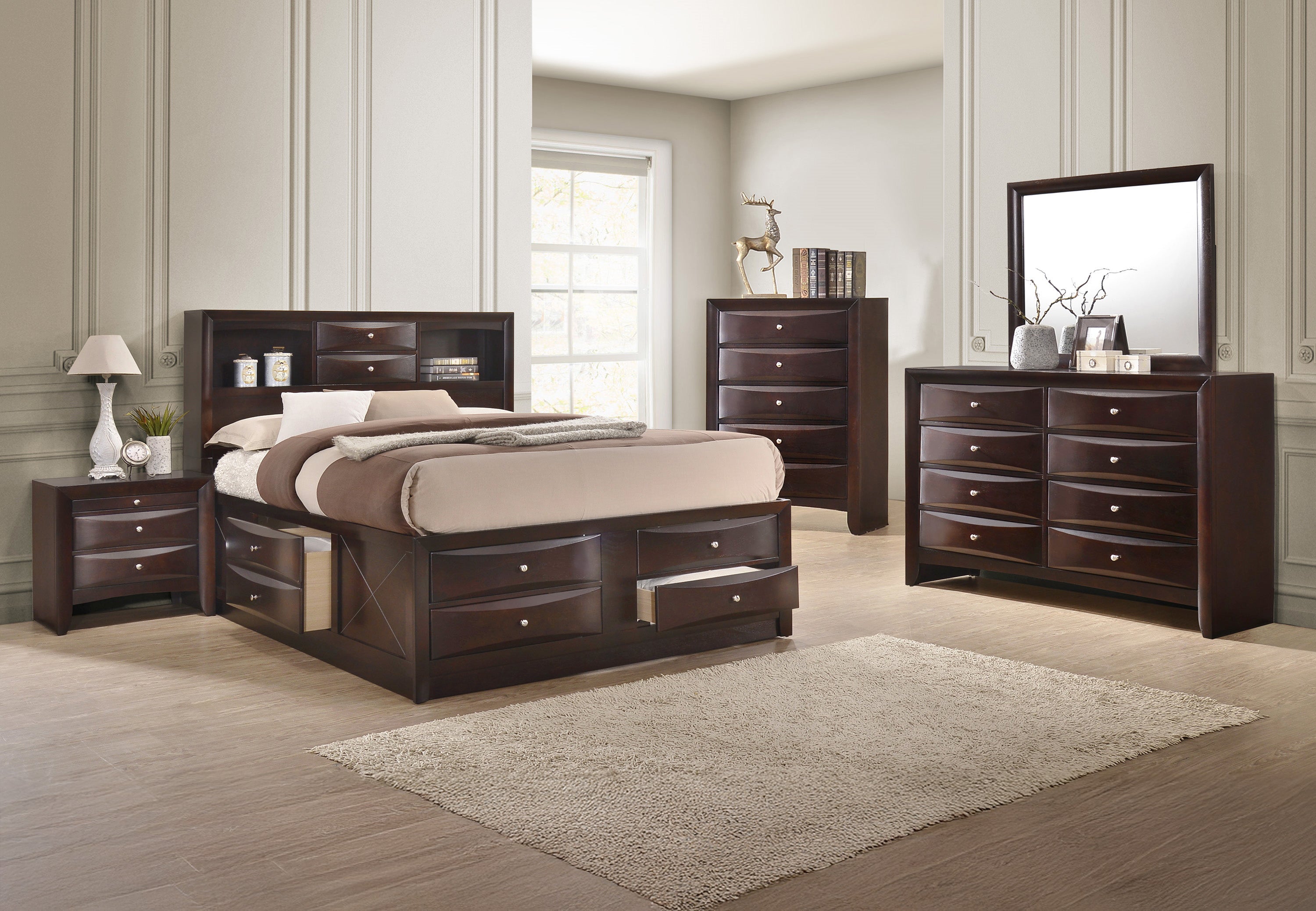 Emily Captains Bed Cherry