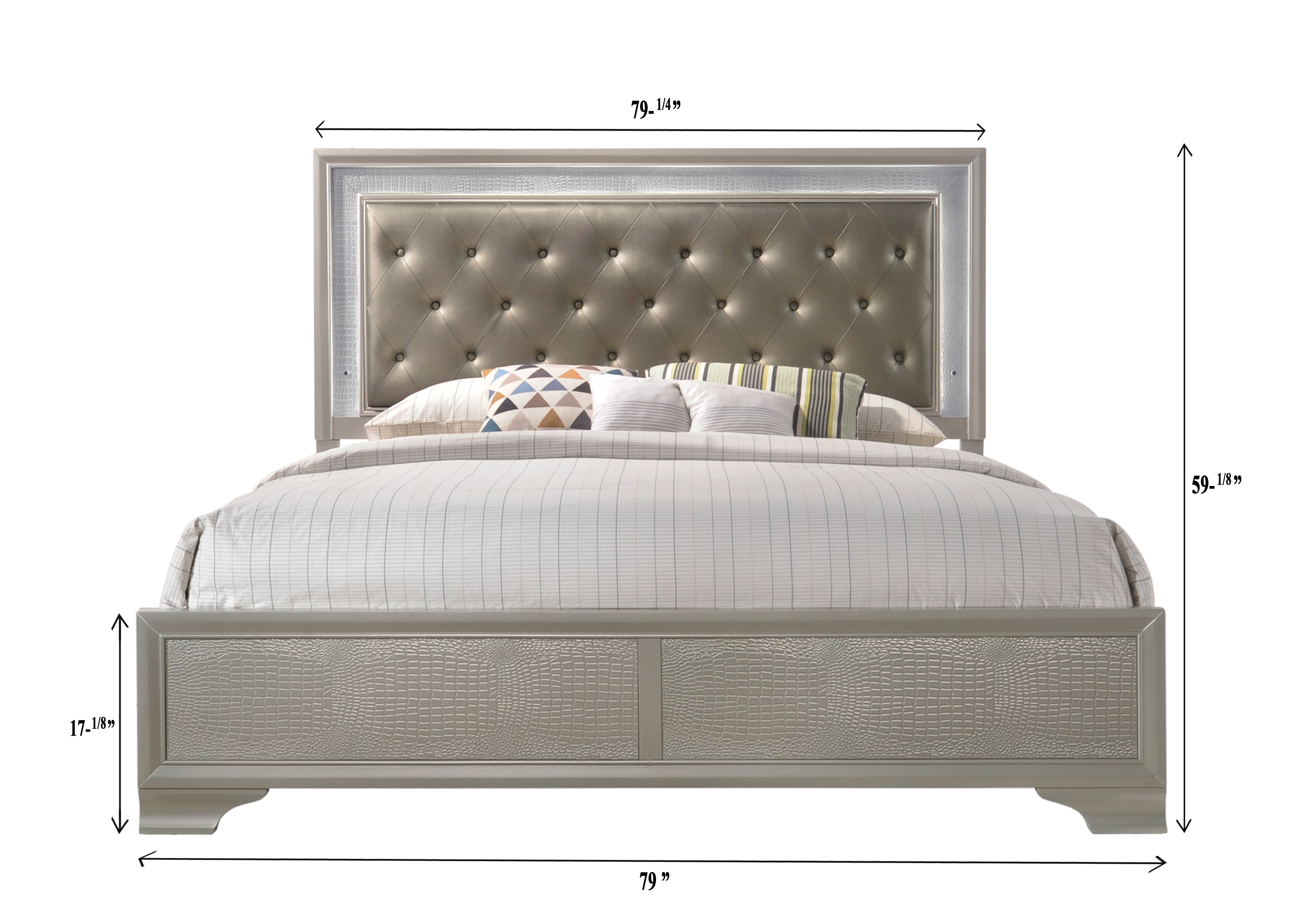 Lyssa Led Bed