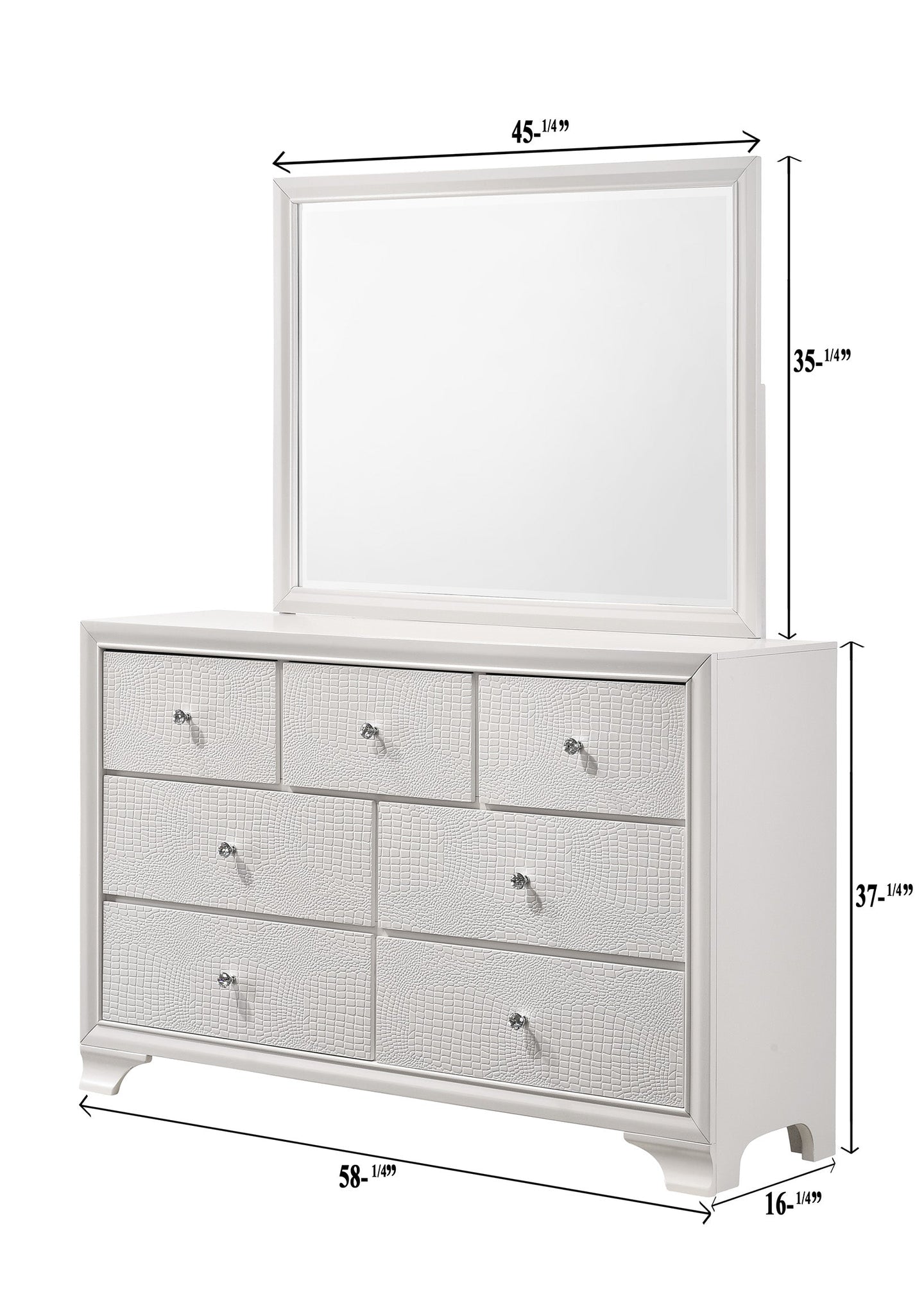 Lyssa Dresser Mirror Frost