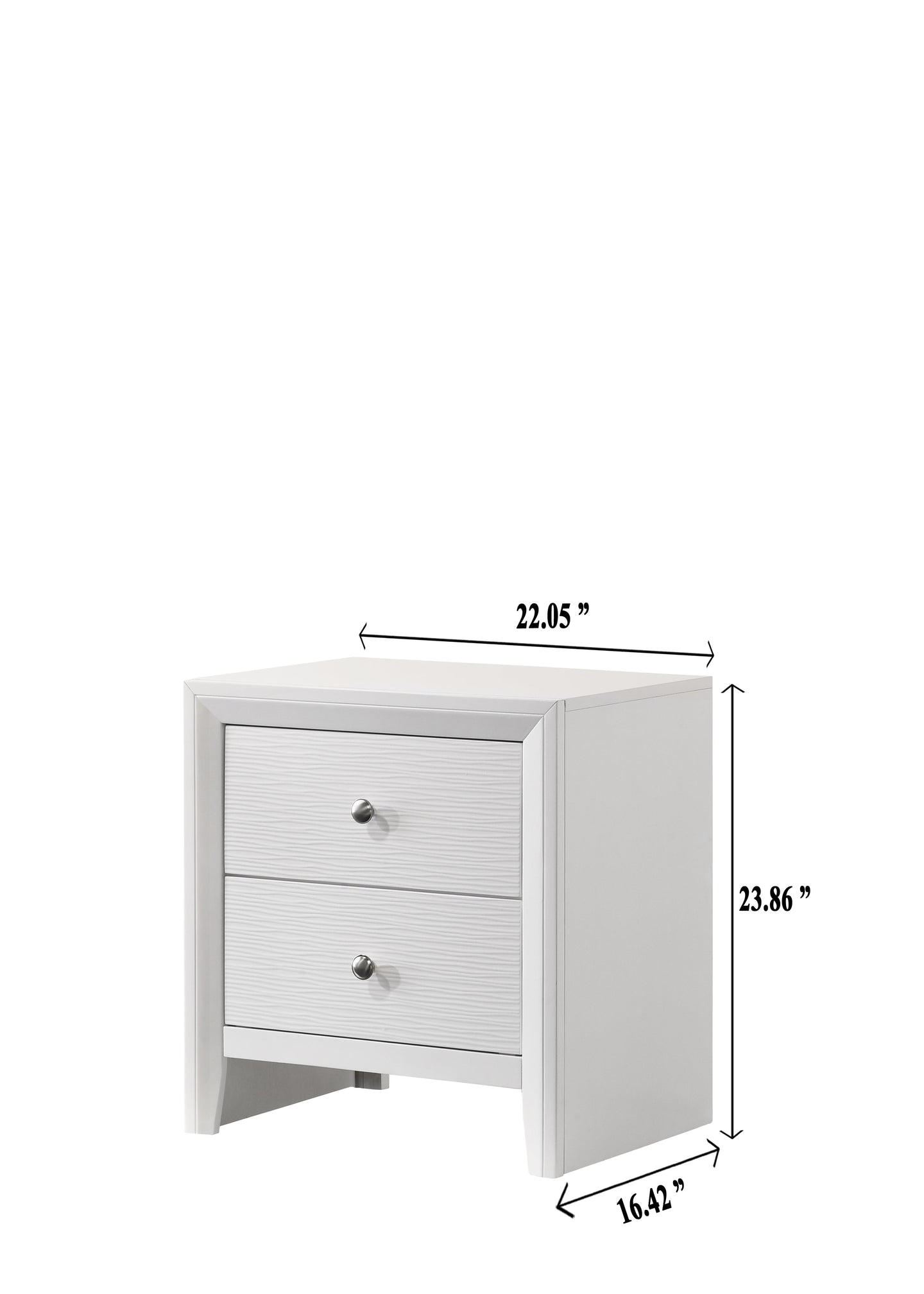 Evan Night Stand White