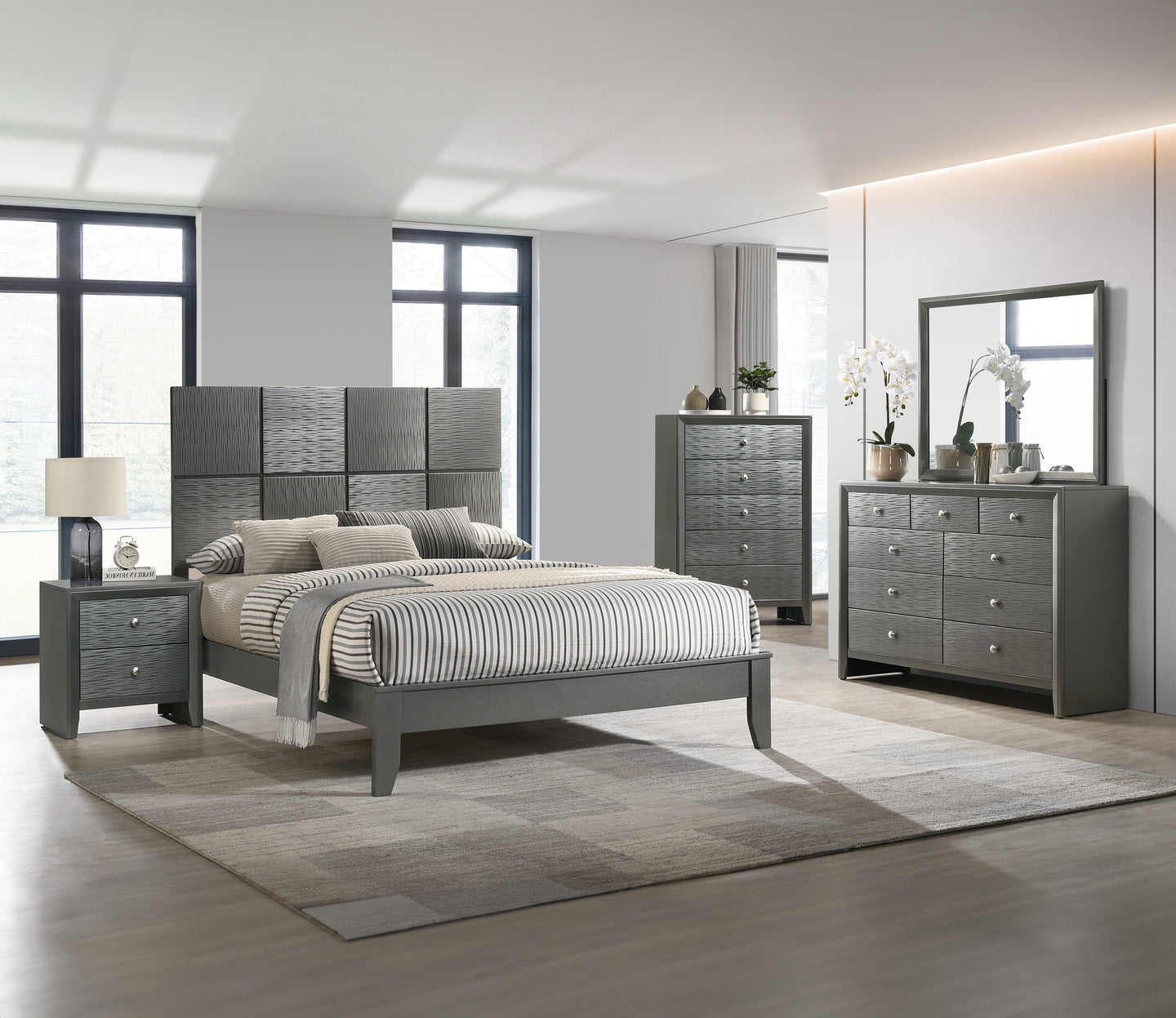 Denker Night Stand Gun Metal