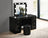 Morgan Round Swivel Stool Black