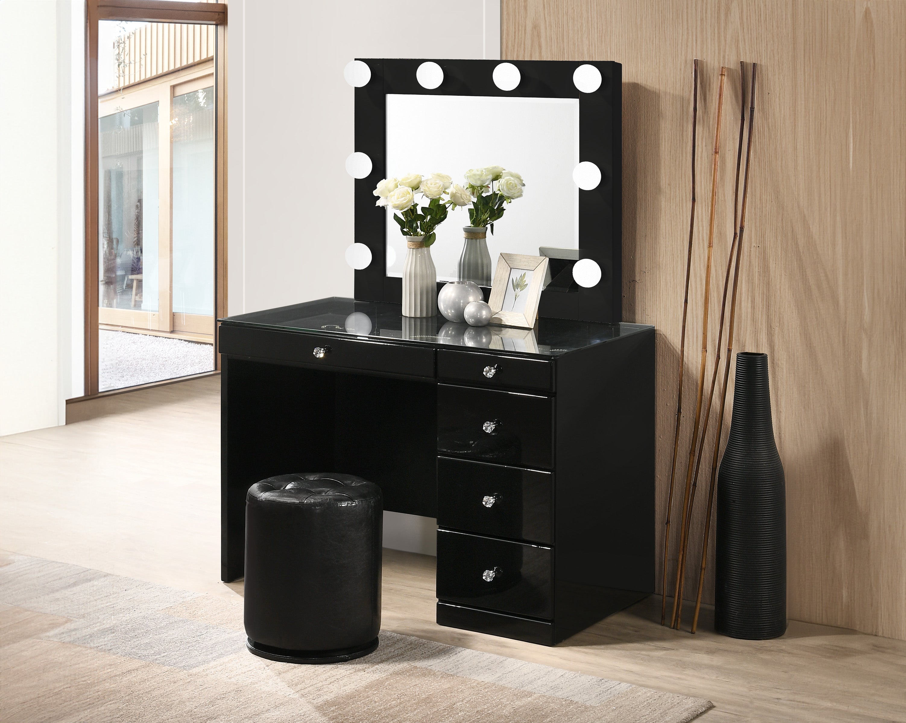 Morgan Vanity Top Black