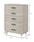 Nyomi Chest - White