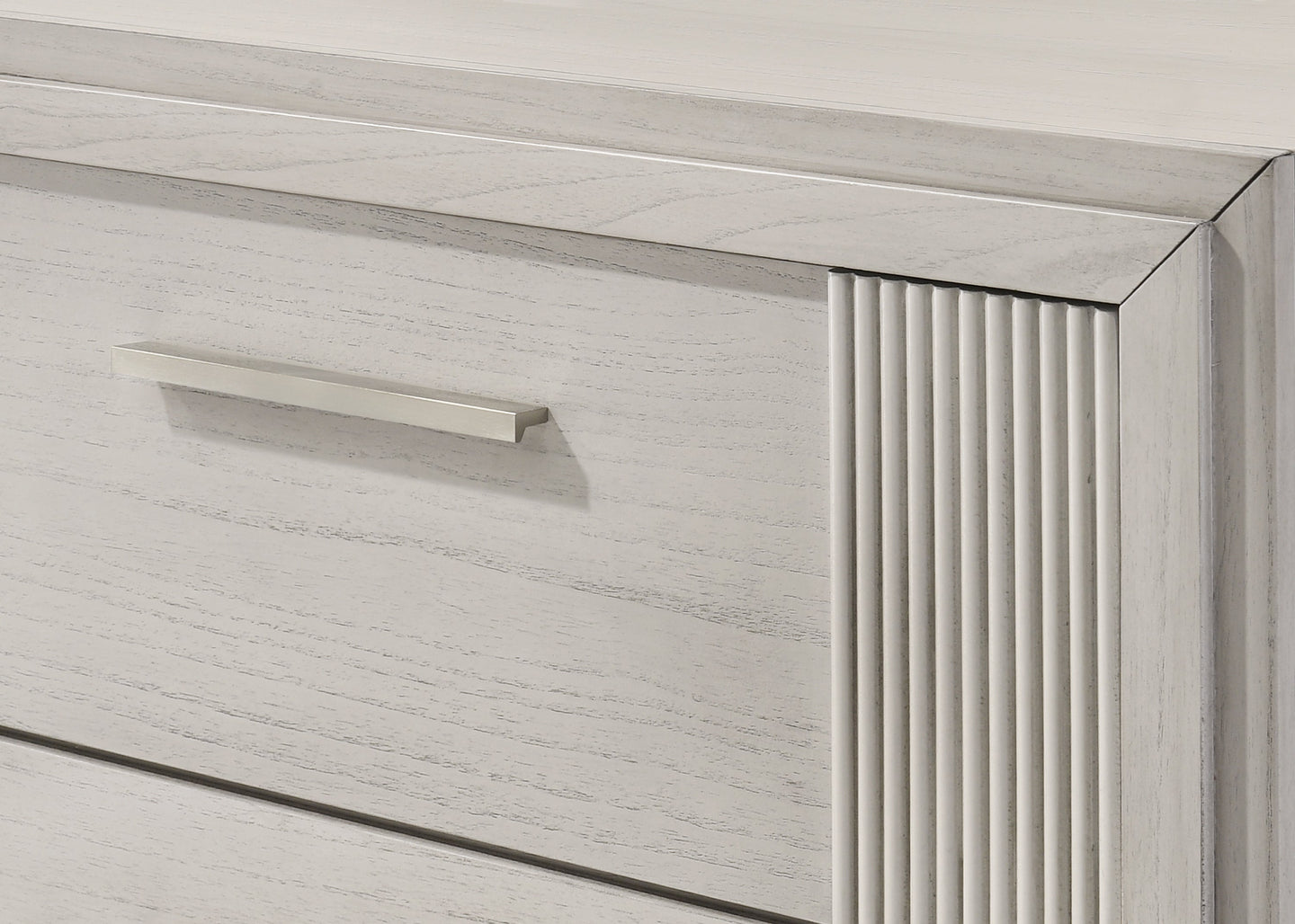 Carlton Night Stand White Mist
