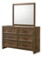 Lorraine Dresser Mirror Brown