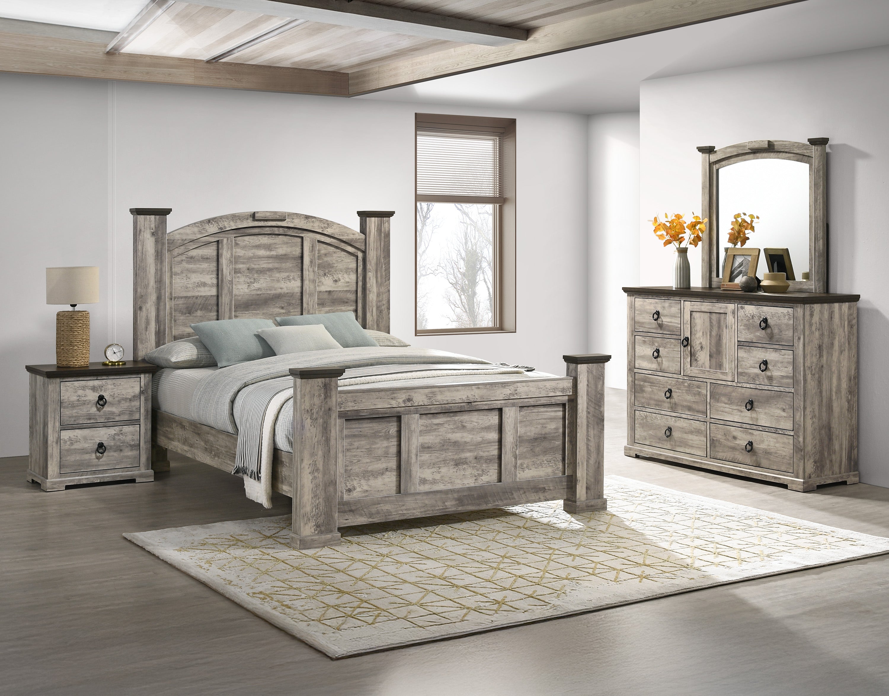 Ella-Mae Night Stand-Reclaimed Grey