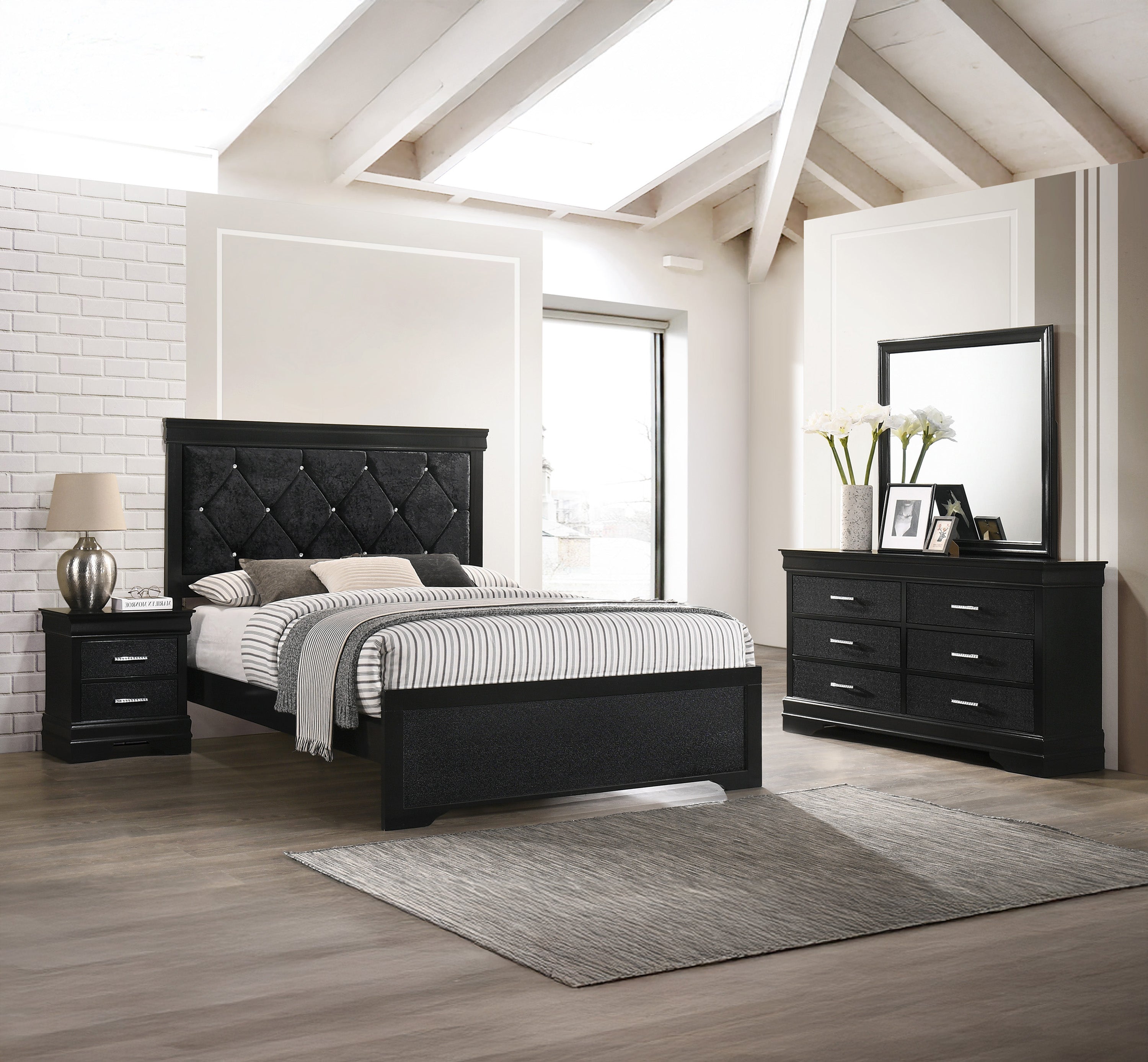 Amalia Night Stand Black
