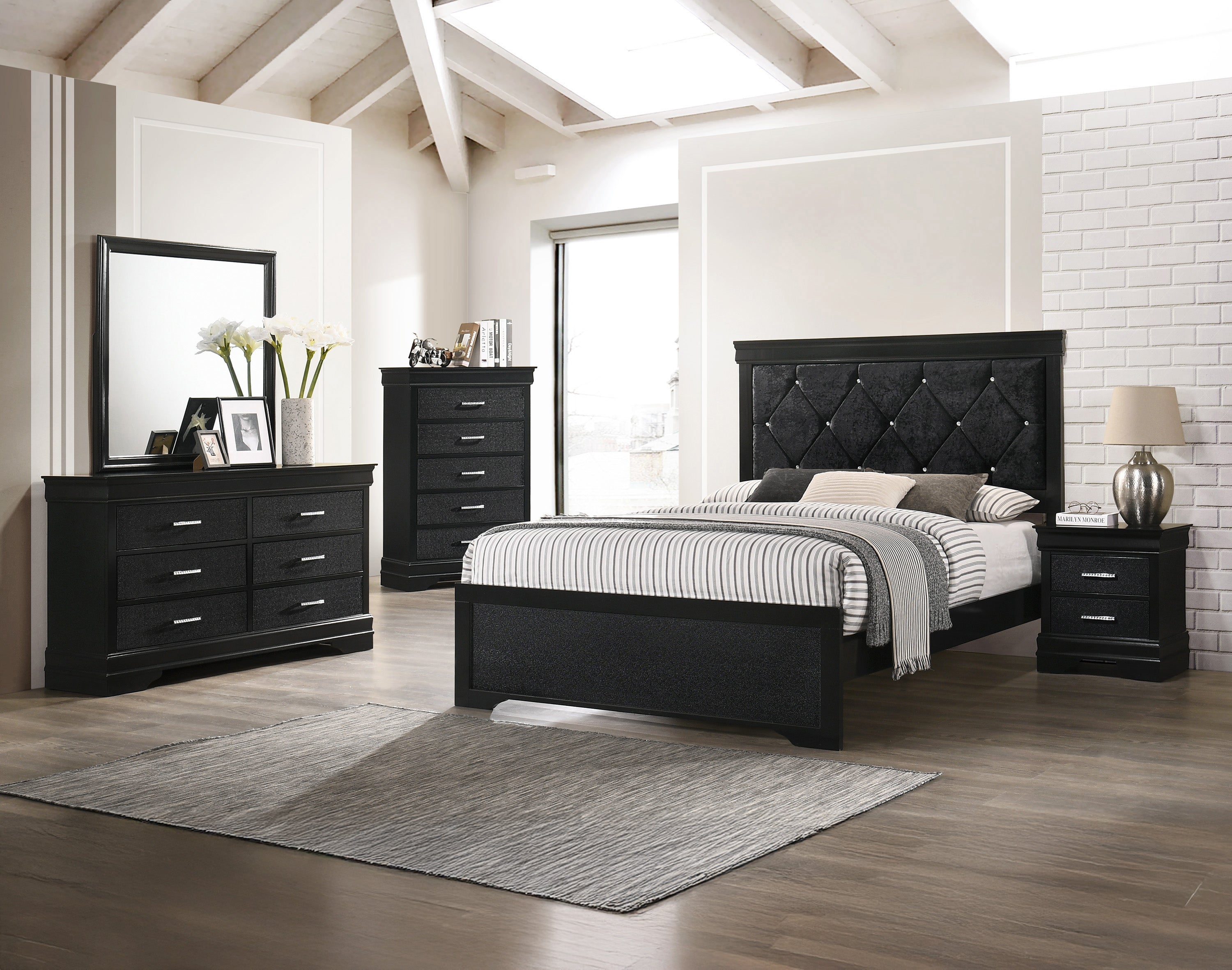 Amalia Bed Black