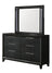 Cressida Led Dresser Mirror Black