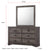 Coralee Dresser Mirror Grey
