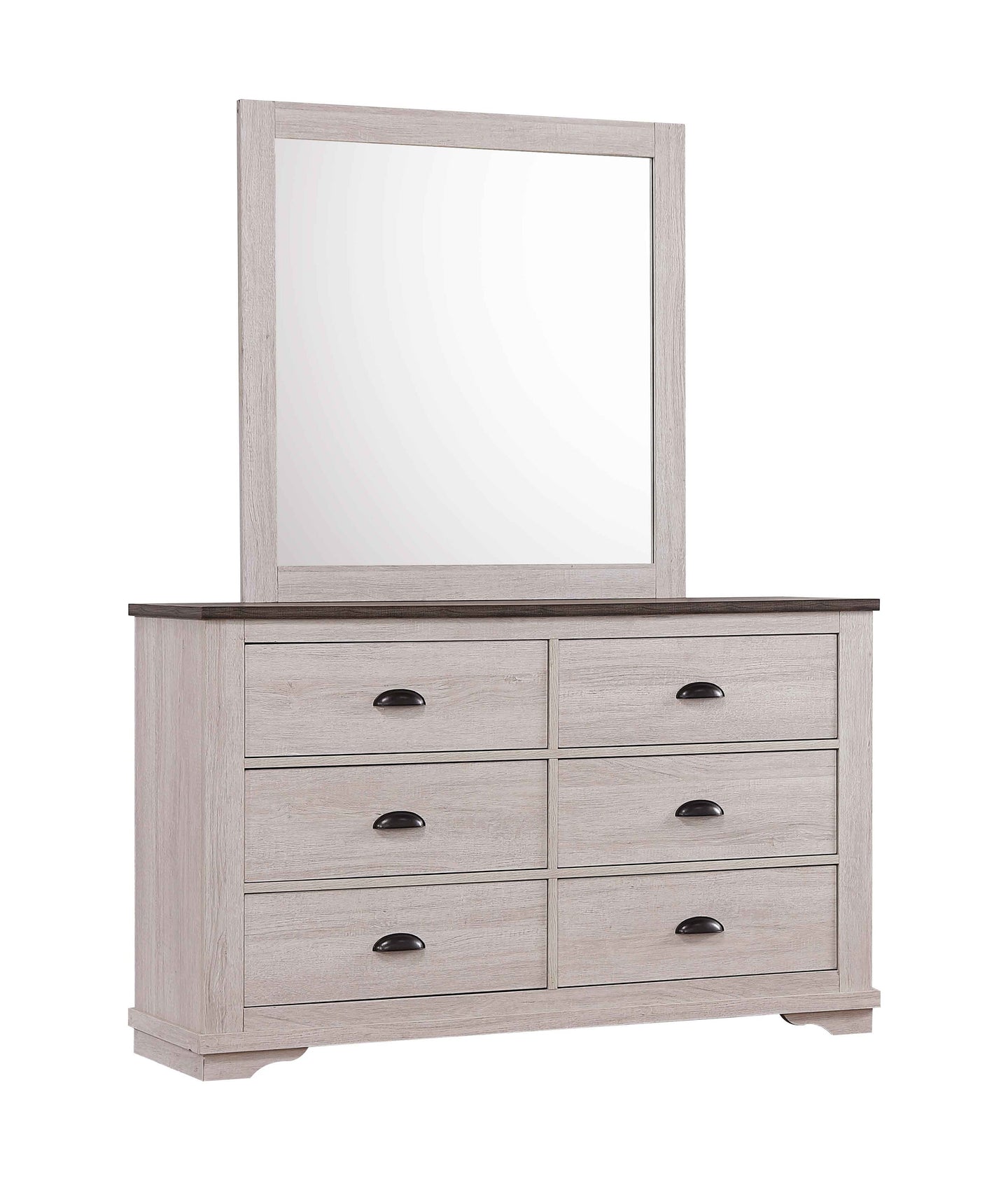 Coralee Dresser Chalk/Grey