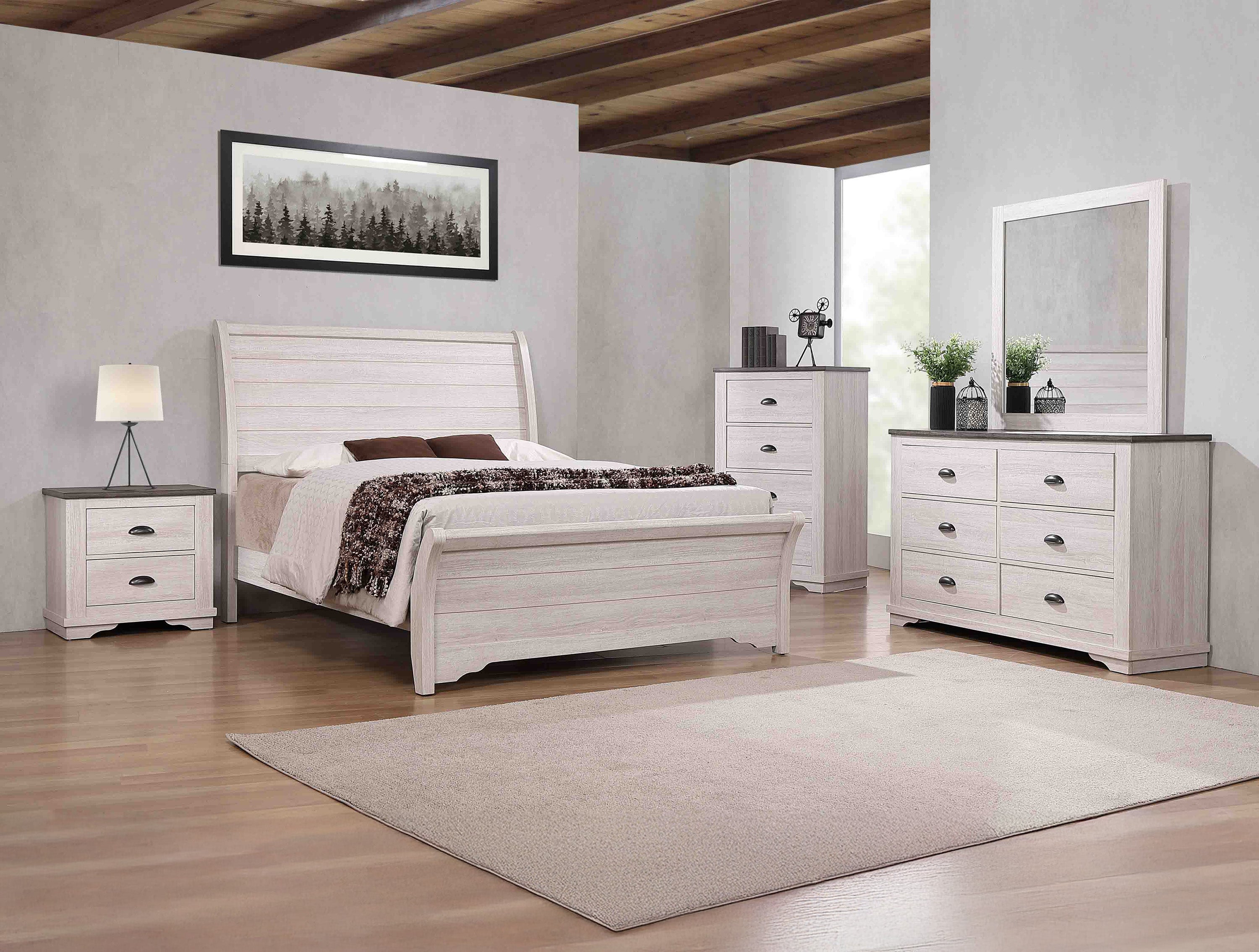 Coralee Bed Chalk/Grey