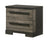 Remington Night Stand Gray/Ebony