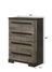 Remington Chest Gray/Ebony