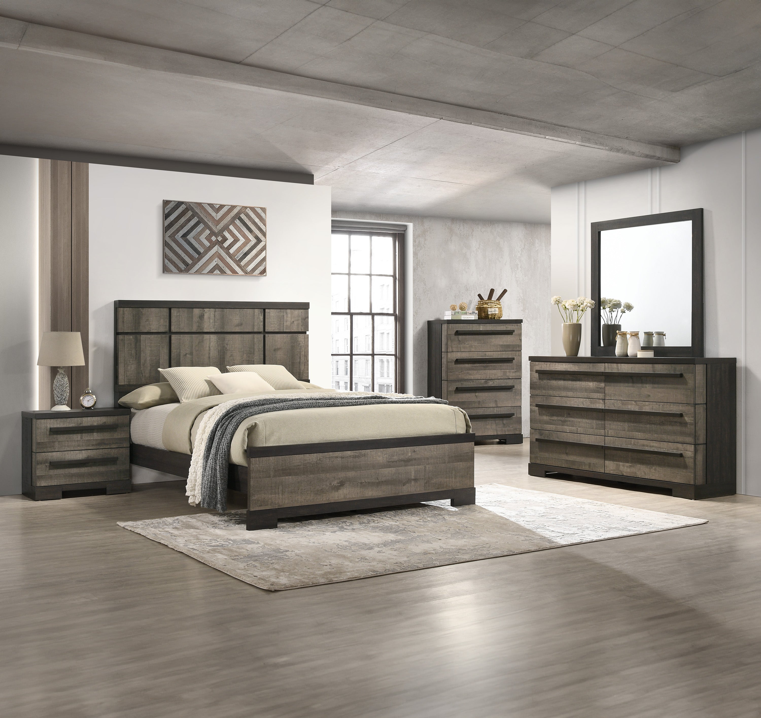 Remington Dresser Gray/Ebony