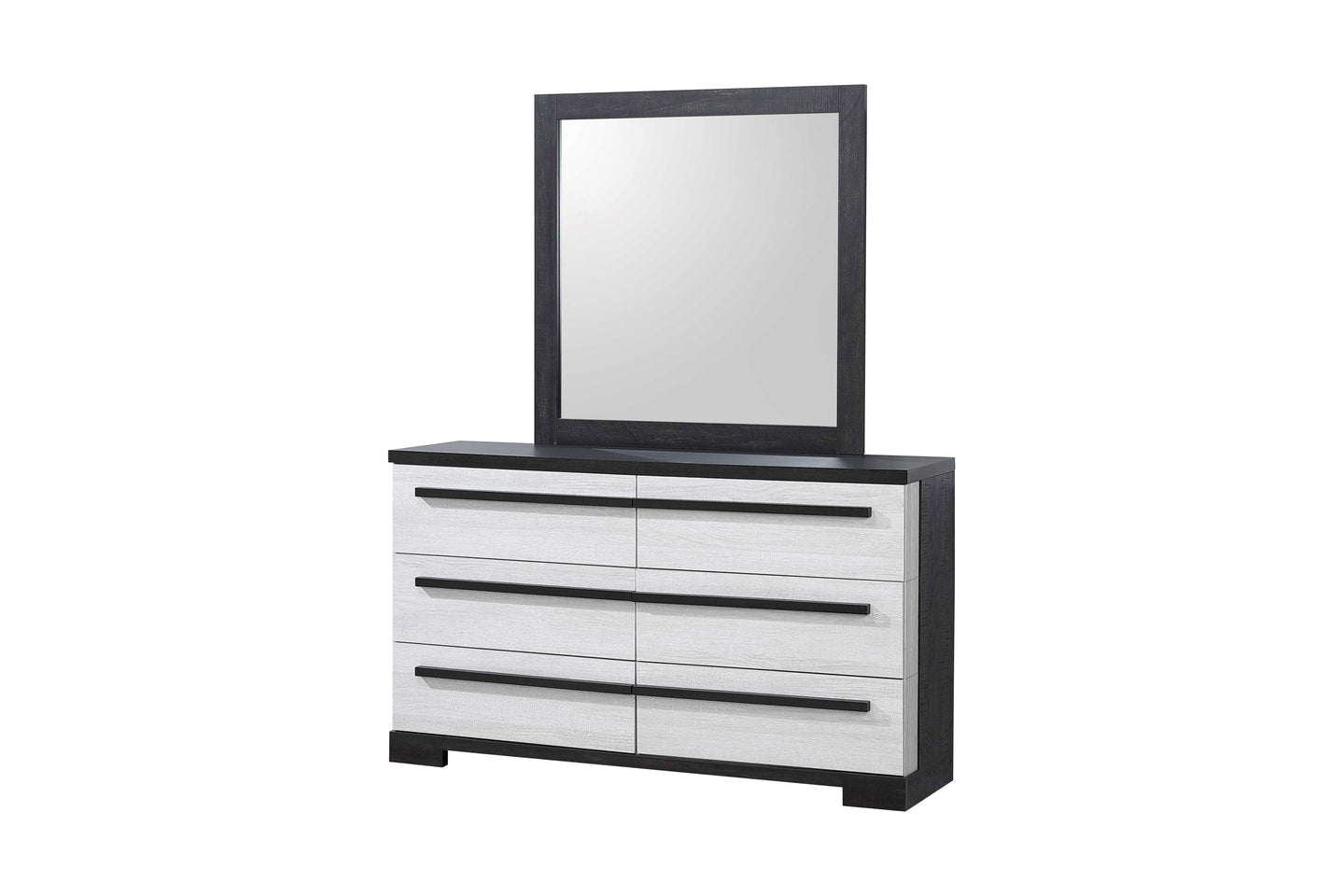 Remington Dresser Mirror Chalk/Ebony