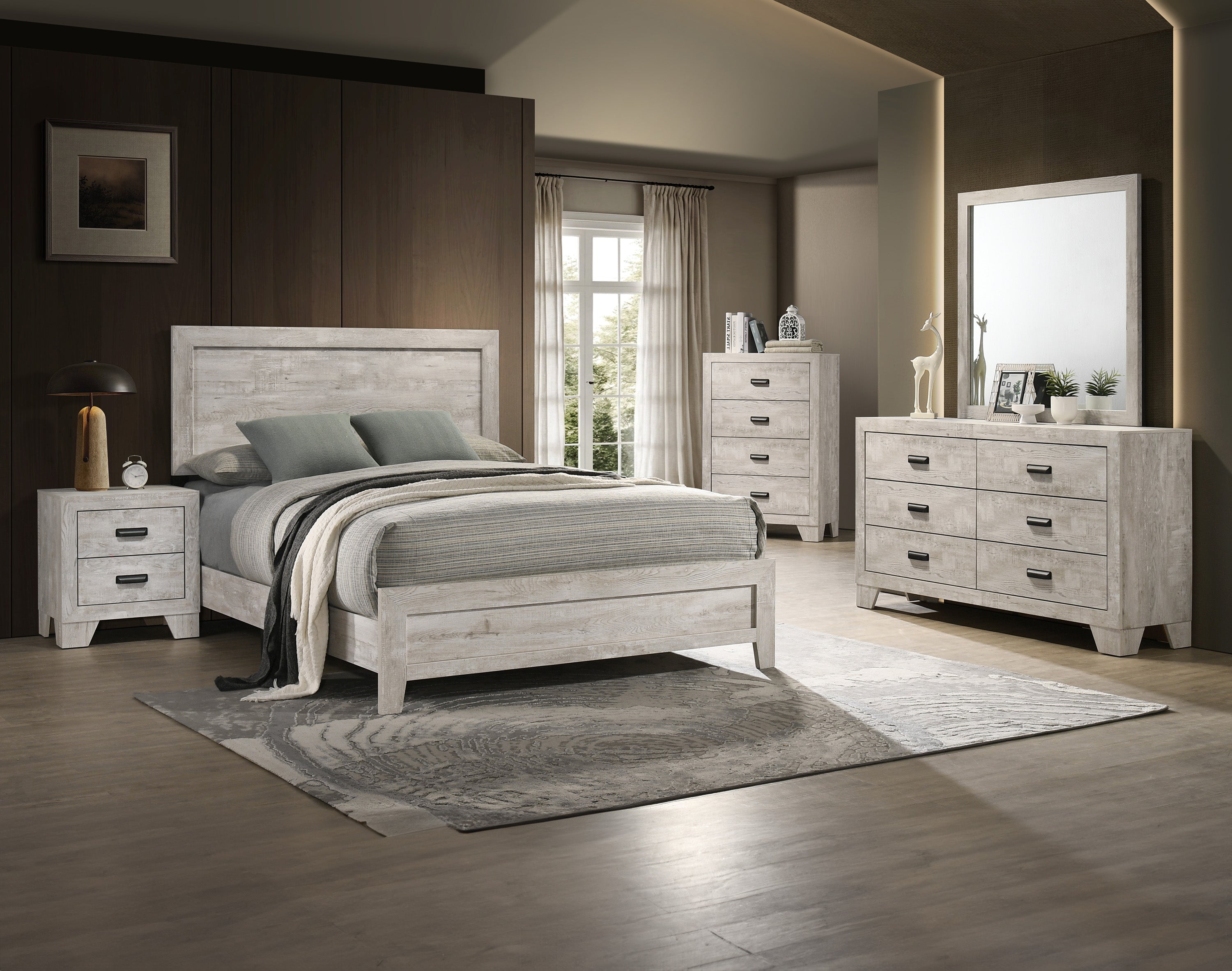 Millie Night Stand-White