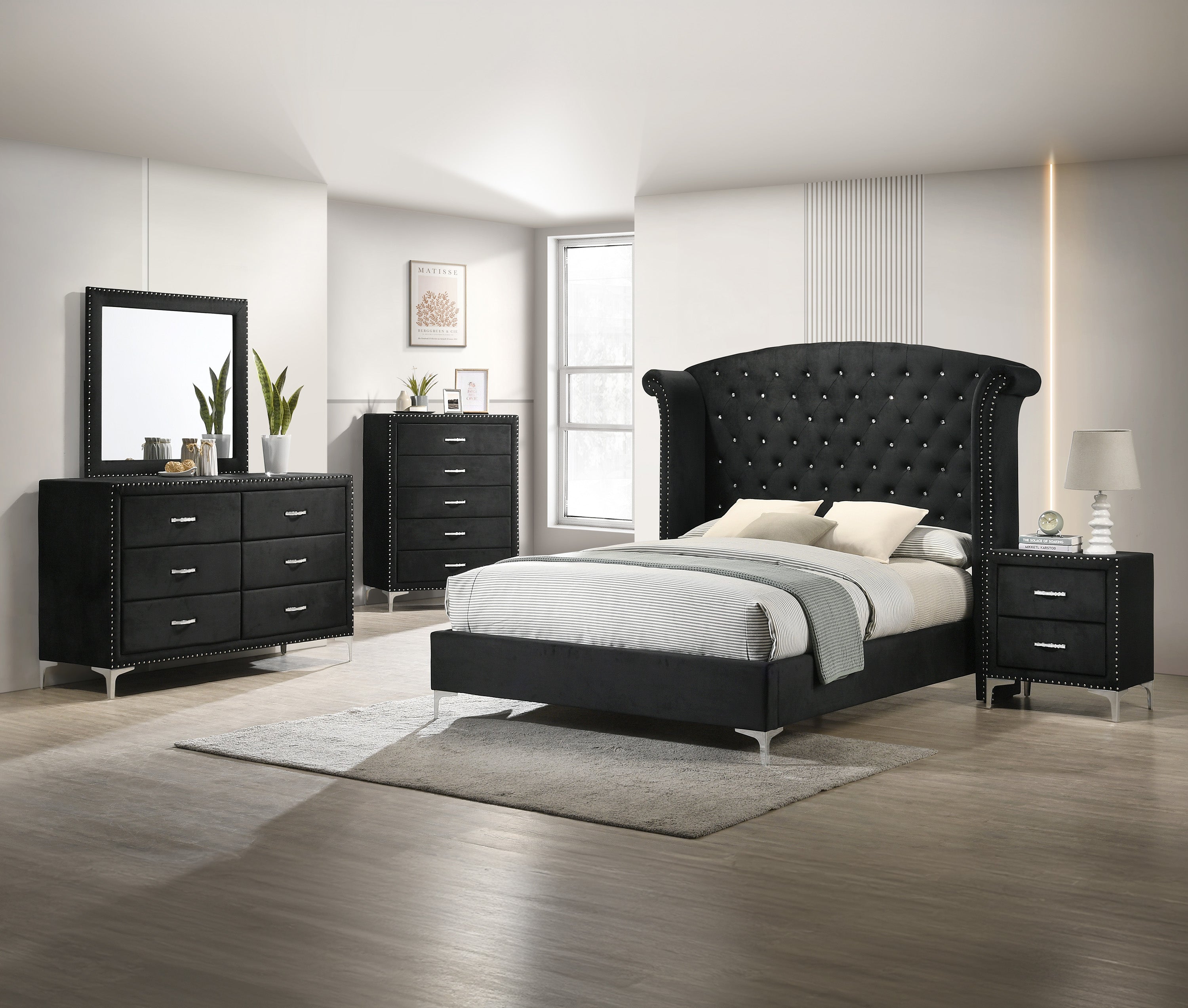 Lucinda Bed Black