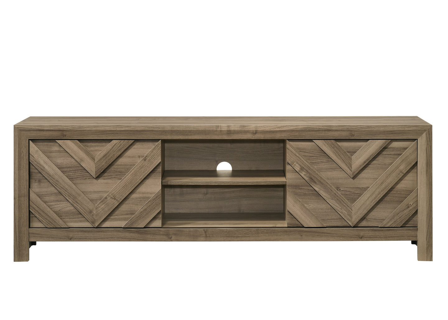 Valor Tv Stand-Light Brown