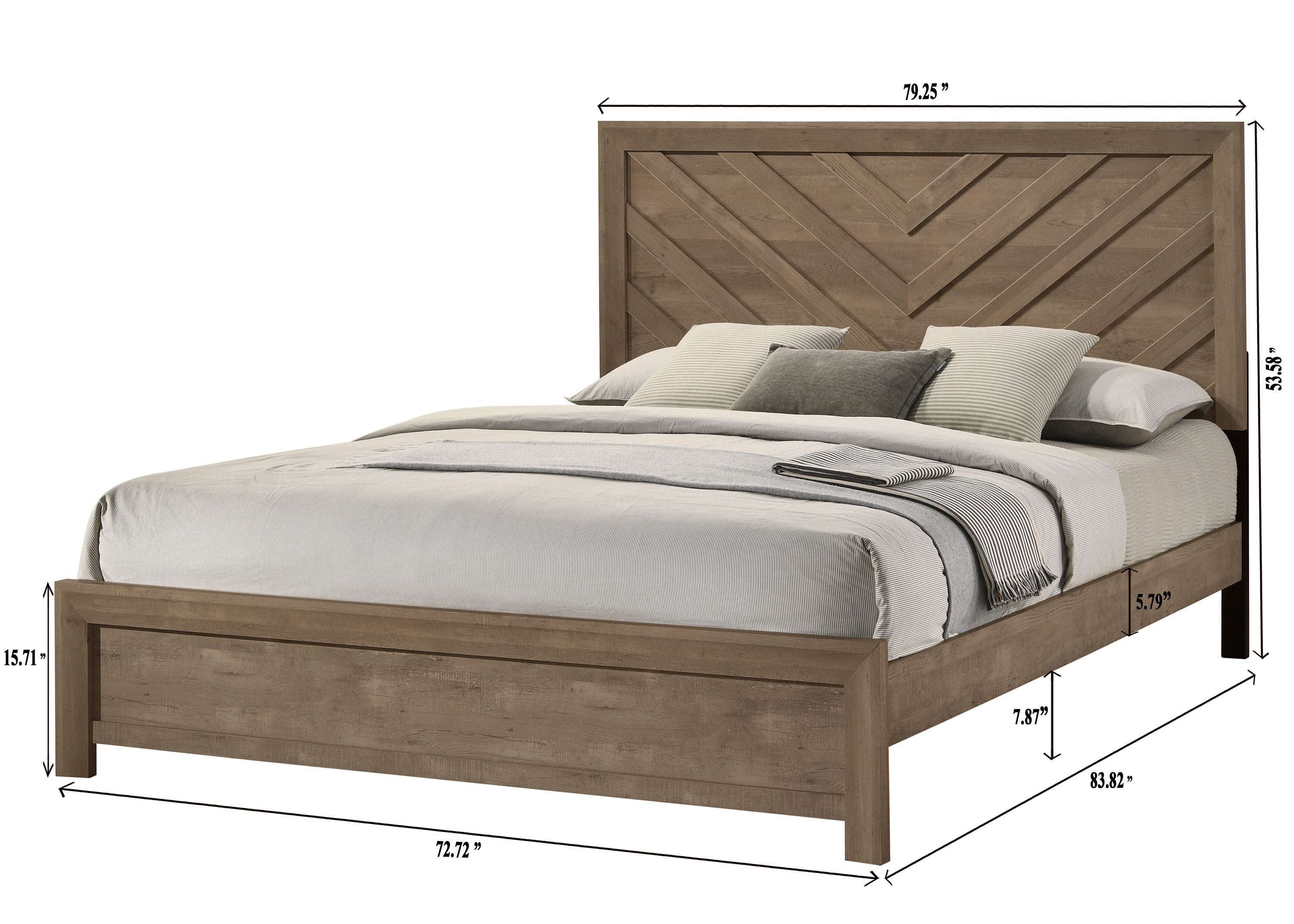 Valor Bed Light Brown