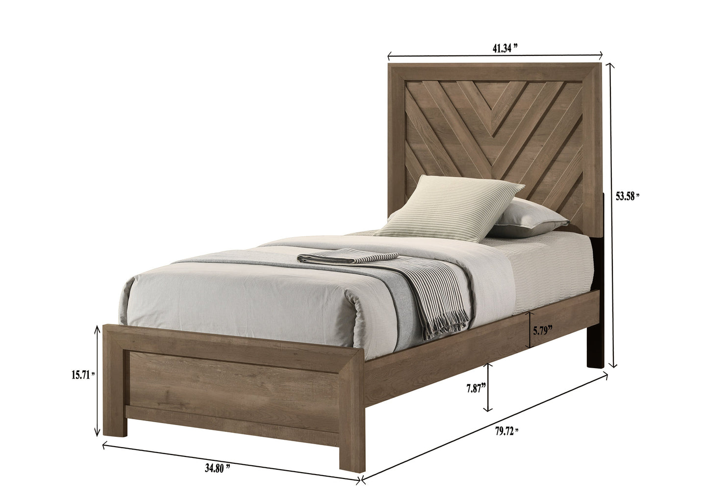 Valor Bed Light Brown