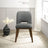 Blaken Dark Grey Fabric Dining Chair (Set Of 2)