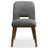 Blaken Dark Grey Fabric Dining Chair (Set Of 2)