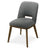 Blaken Dark Grey Fabric Dining Chair (Set Of 2)
