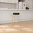 Jane 26" Luxury Black Upholstered Stool