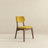 Carlos Dark Yellow Velvet Solid Back Side Chair (Set Of 2)