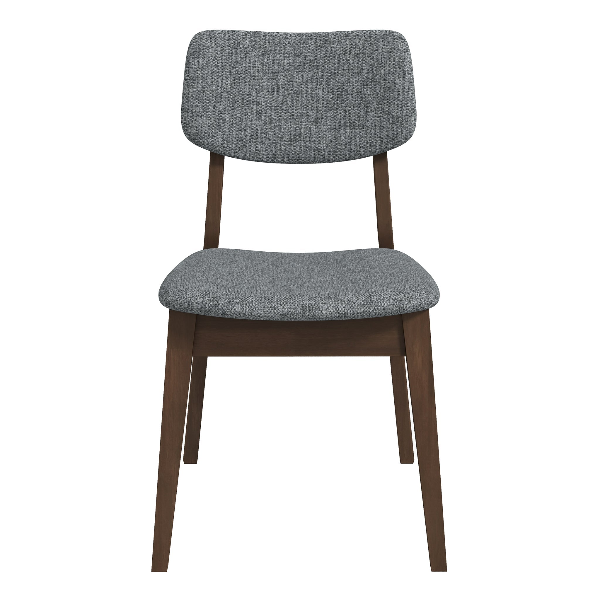 Carlos Dark Grey Velvet Mid-Century Modern Side Chairs | Ashcroft Imports Furniture