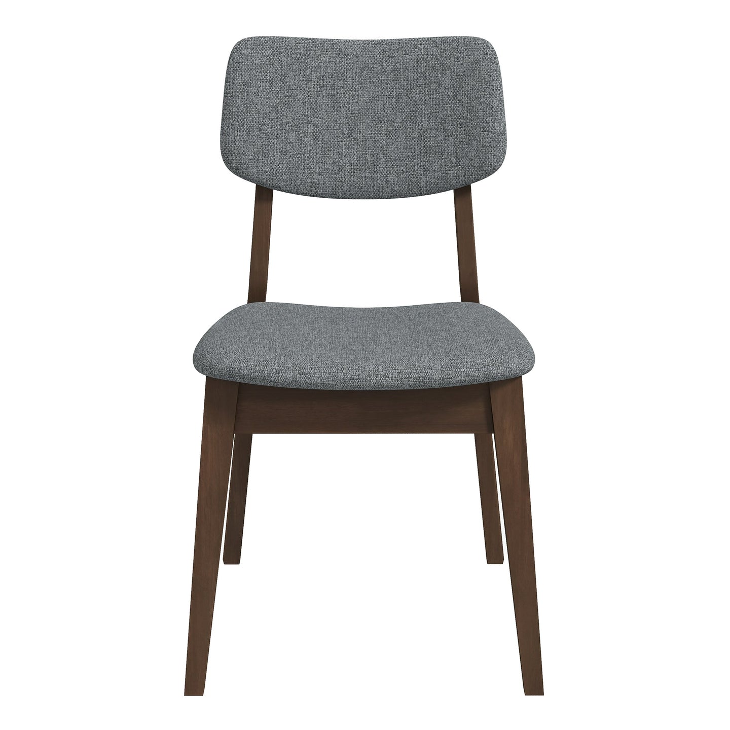 Carlos Dark Grey Velvet Mid-Century Modern Side Chairs | Ashcroft Imports Furniture