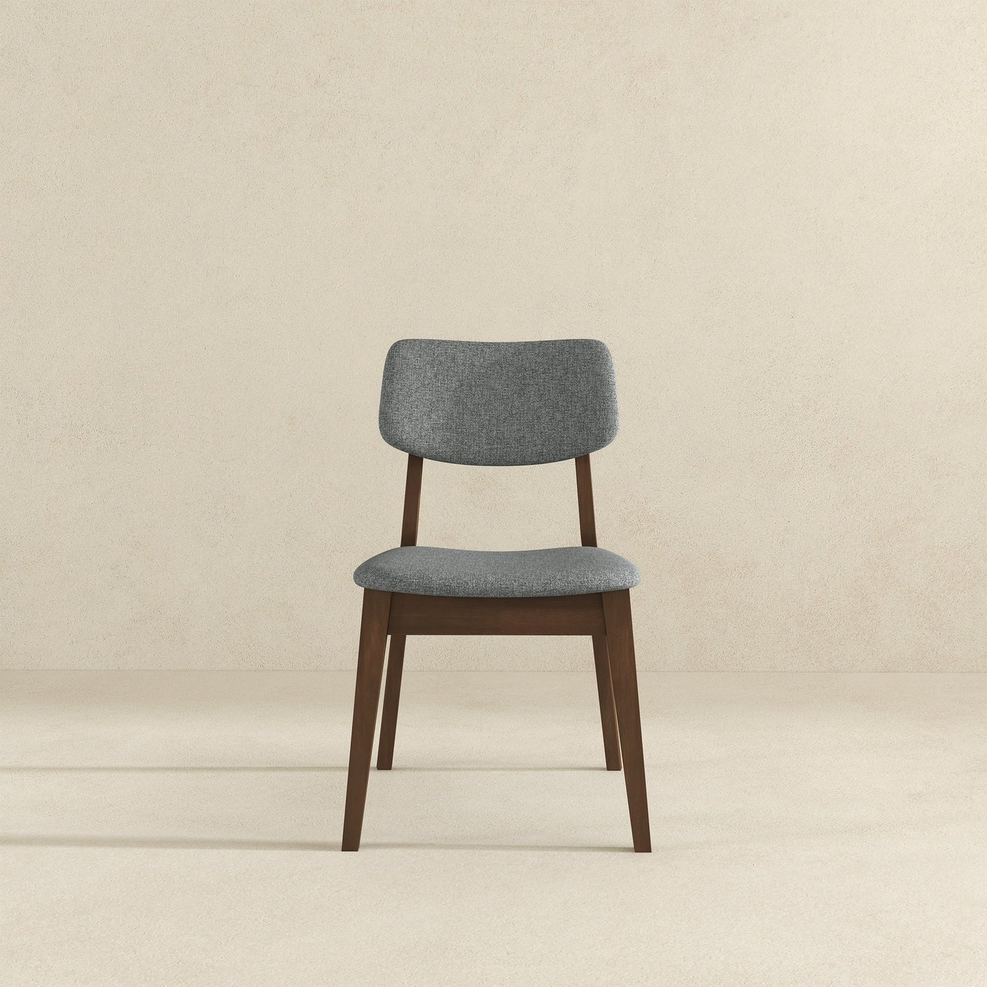 Carlos Dark Grey Velvet Mid-Century Modern Side Chairs | Ashcroft Imports Furniture