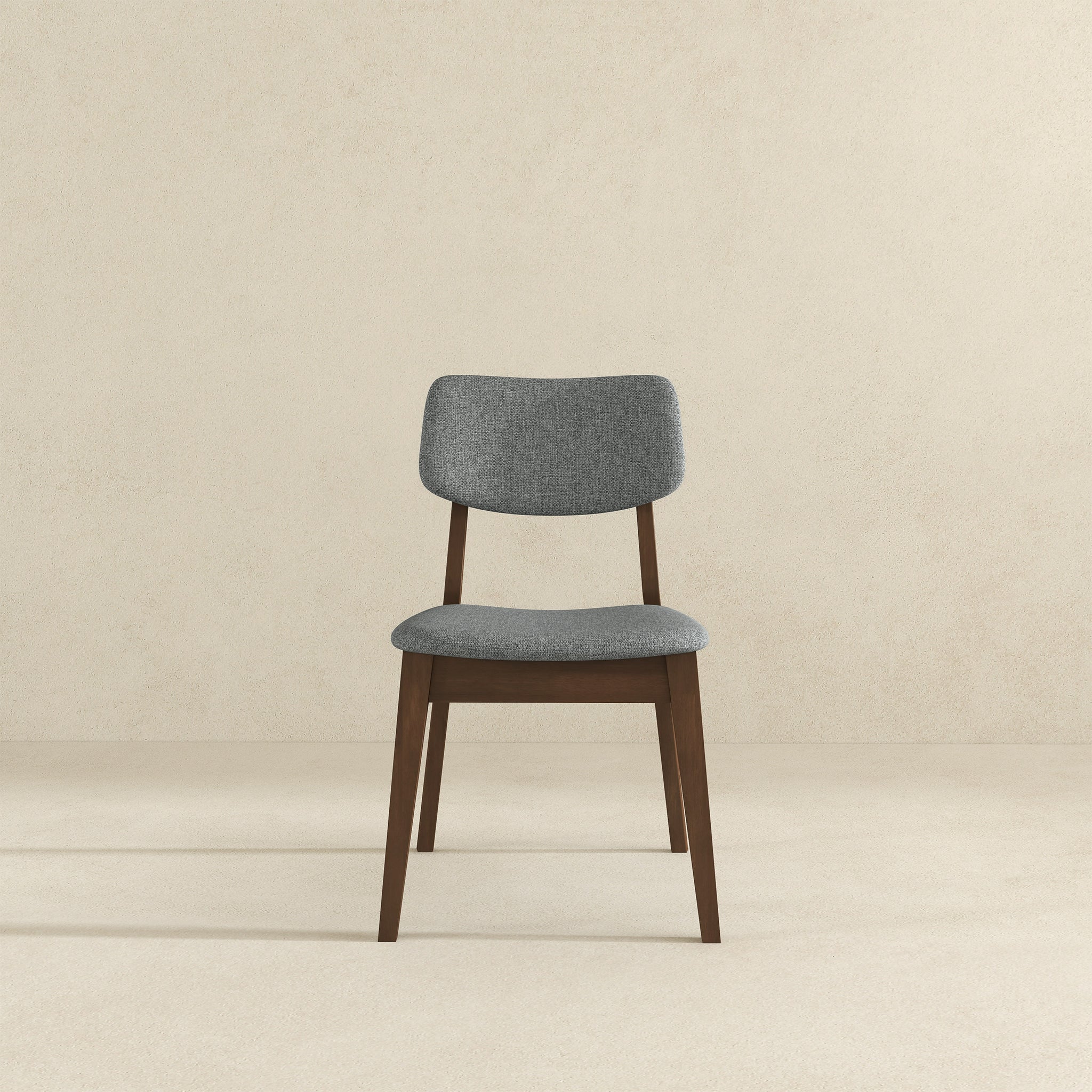 Carlos Dark Grey Velvet Mid-Century Modern Side Chairs | Ashcroft Imports Furniture