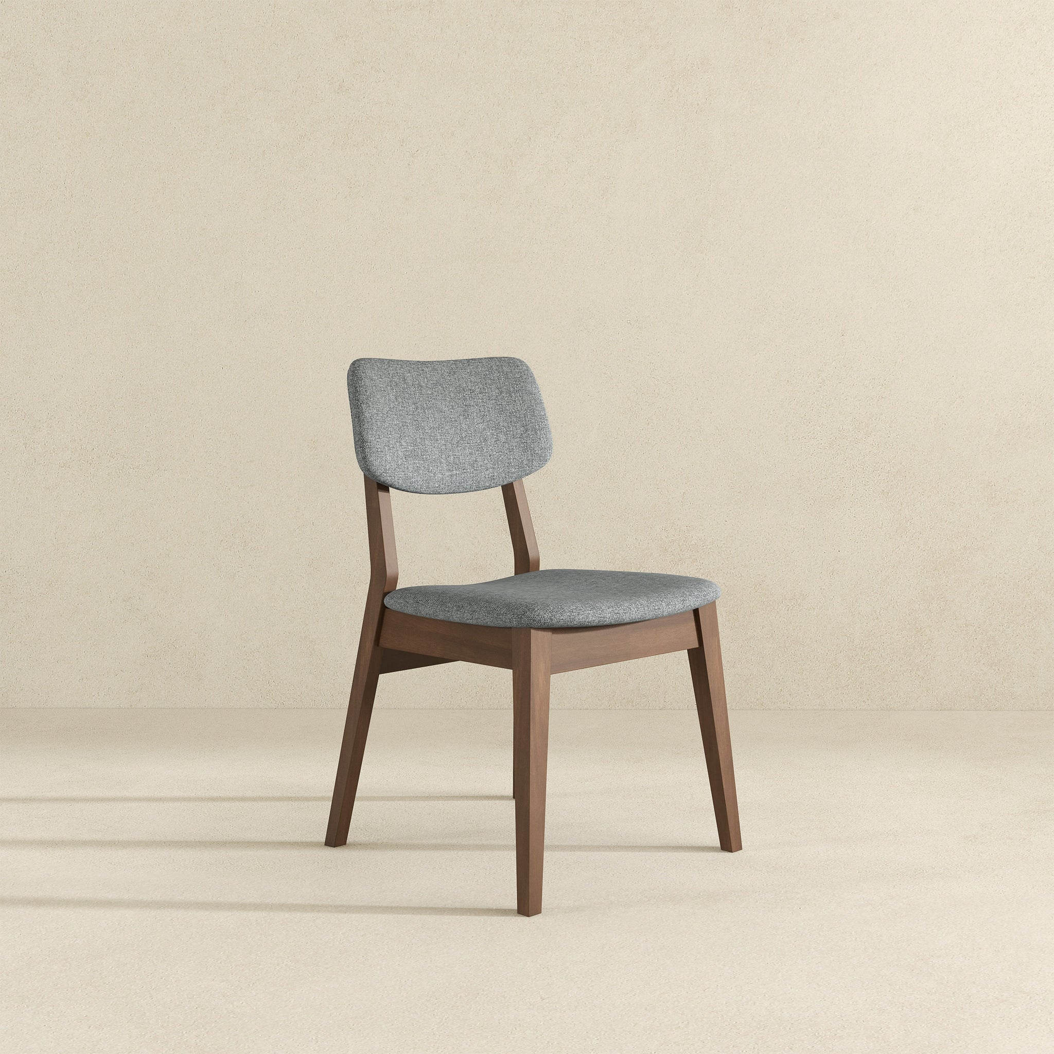 Carlos Dark Grey Velvet Mid-Century Modern Side Chairs | Ashcroft Imports Furniture