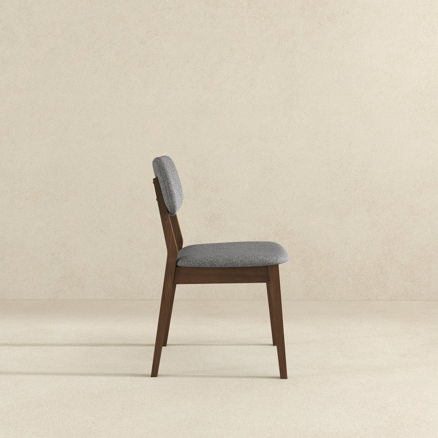 Carlos Dark Grey Velvet Mid-Century Modern Side Chairs | Ashcroft Imports Furniture