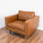 Catherine Leather Lounge Chair (Tan Leather)
